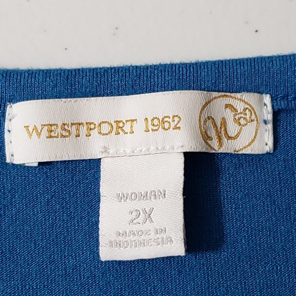 Westport 1962 Long Sleeve Blue Tunic - Picture 9 of 14